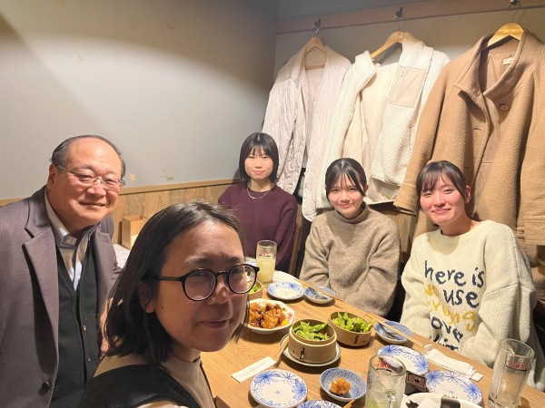 課題研究生の皆さんとの懇親会