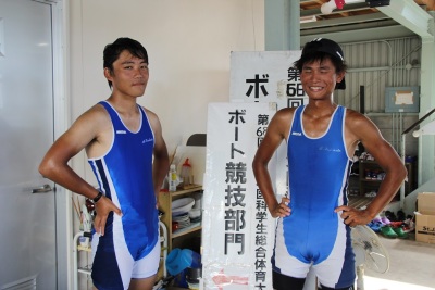 シングル3位藤本さん(左)、6位塚田さん(右)