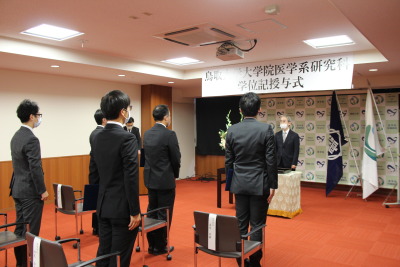 トップ > 新着情報 > 学位記授与式02