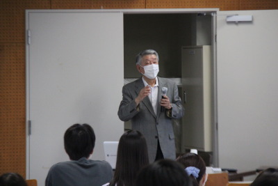 	トップ > 新着情報　豊島学長特別講義03
