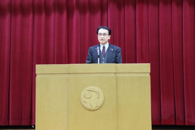 トップ > 新着情報 白衣授与式01