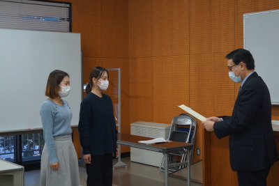 トップ > 新着情報　研究室配属発表会を開催しました②