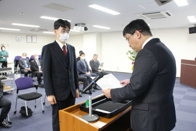 トップ > 新着情報 医学部特別表彰 檜山教授