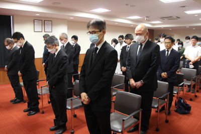 トップ > 新着情報 実験動物慰霊祭①