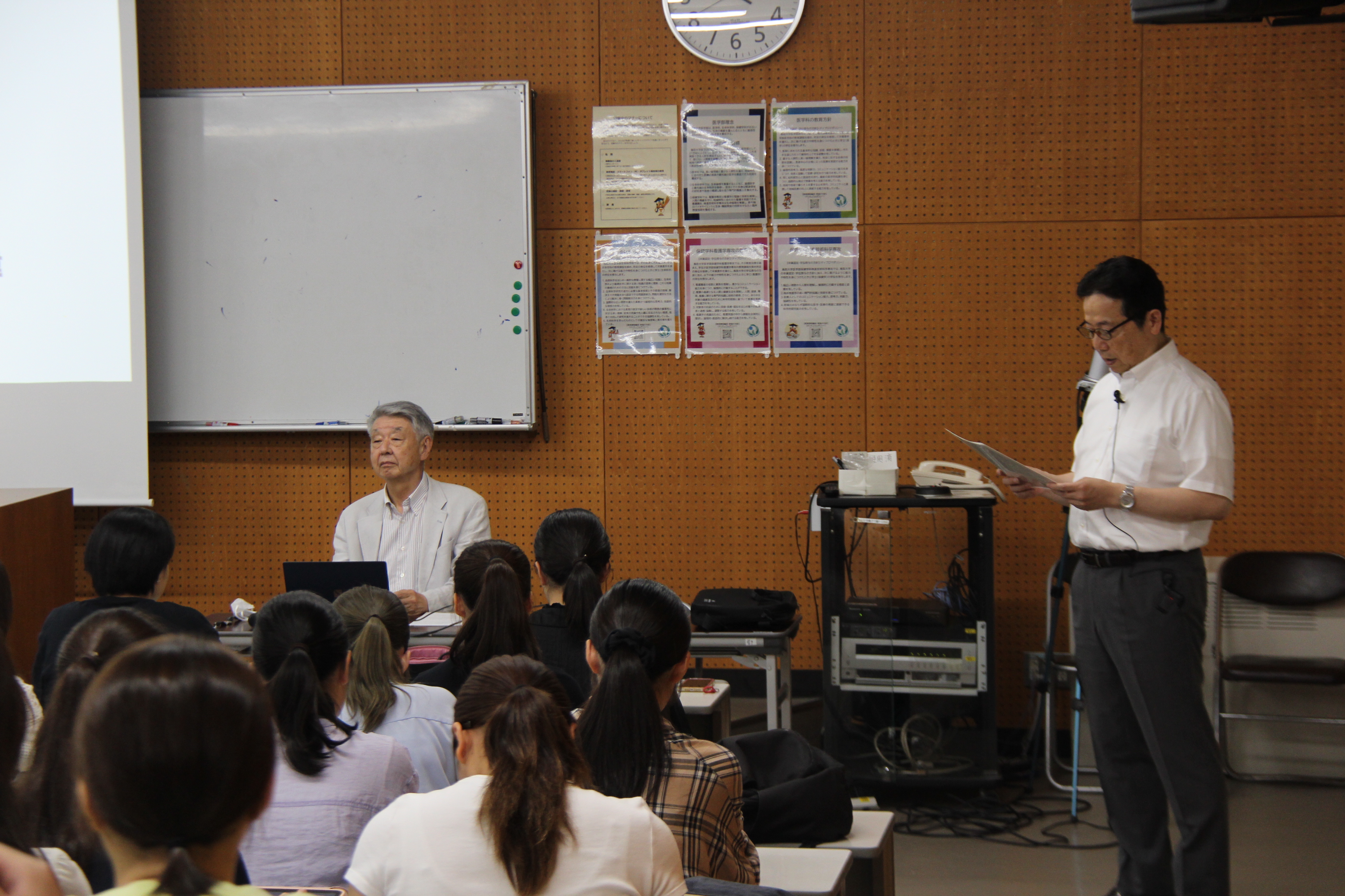 手島前学長講演