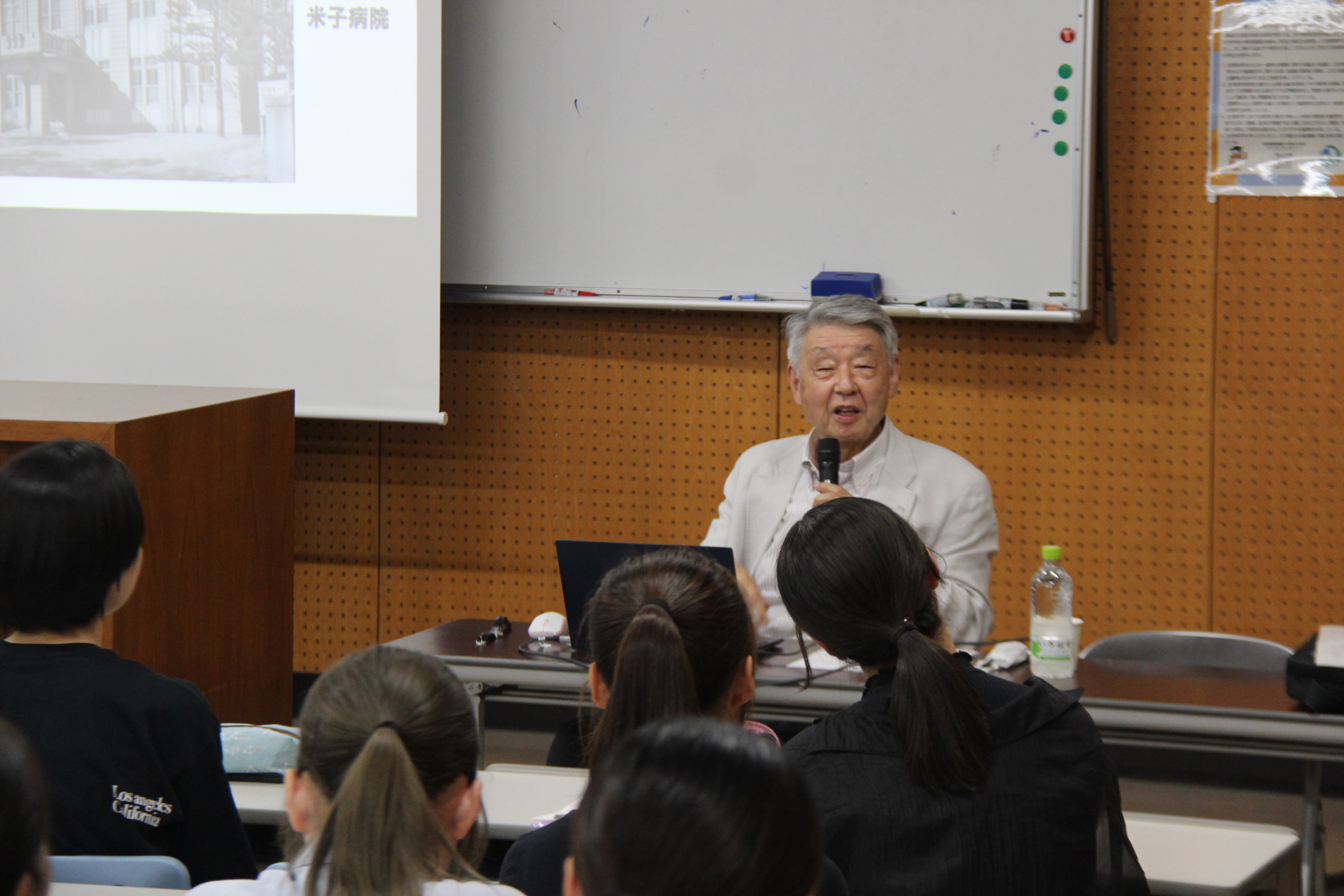 豊島前学長講演