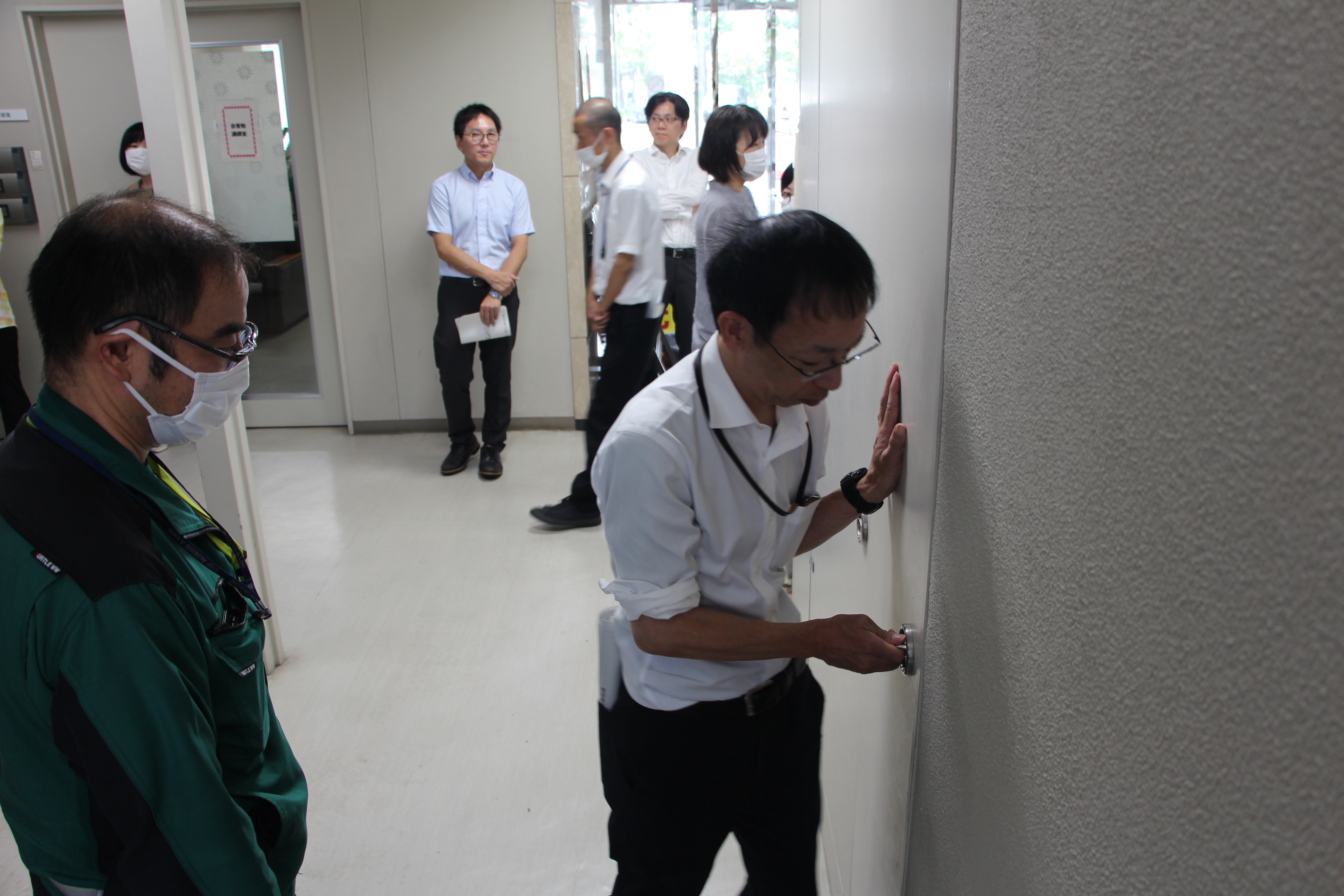 保健学科防災訓練