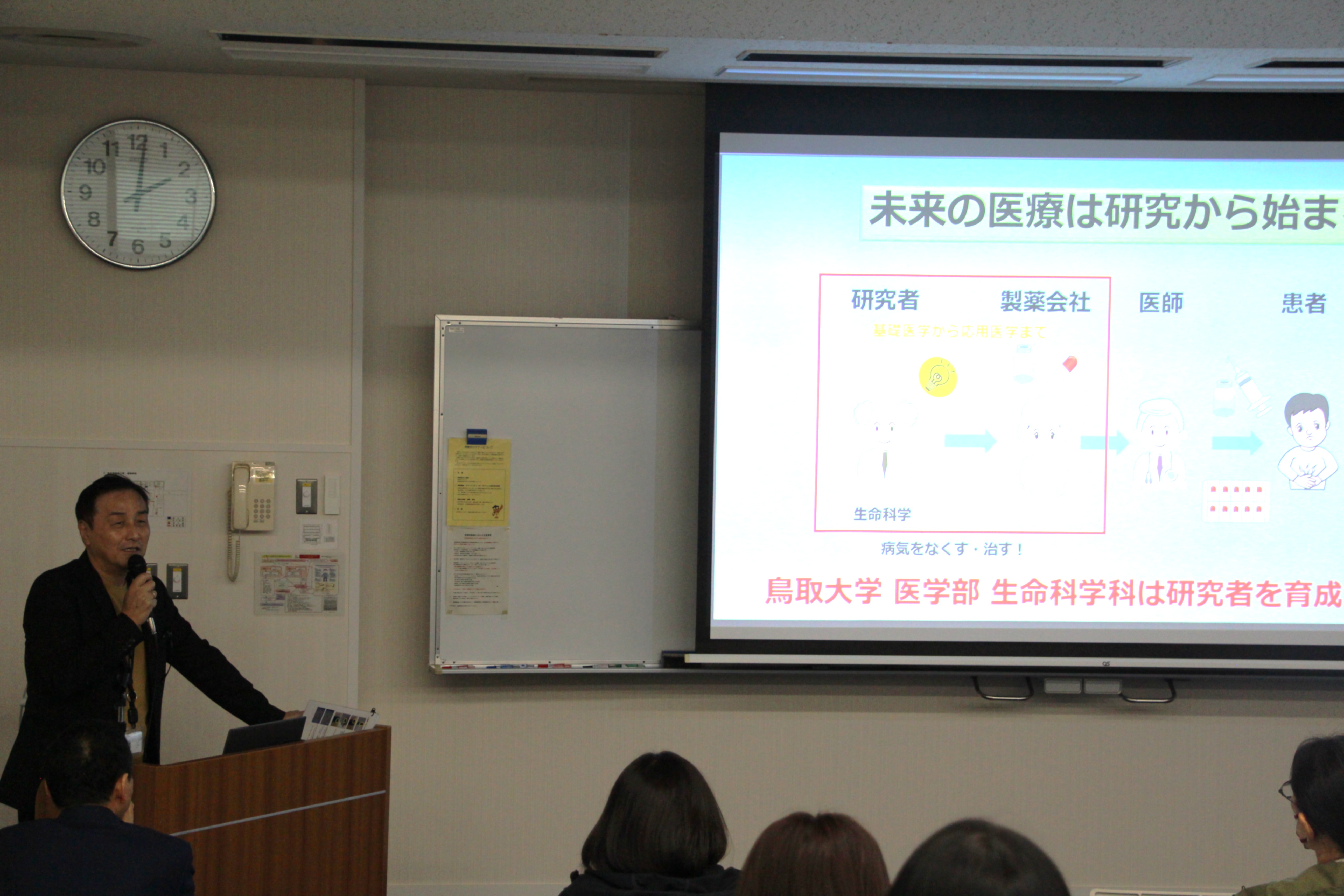 米子東高校訪問