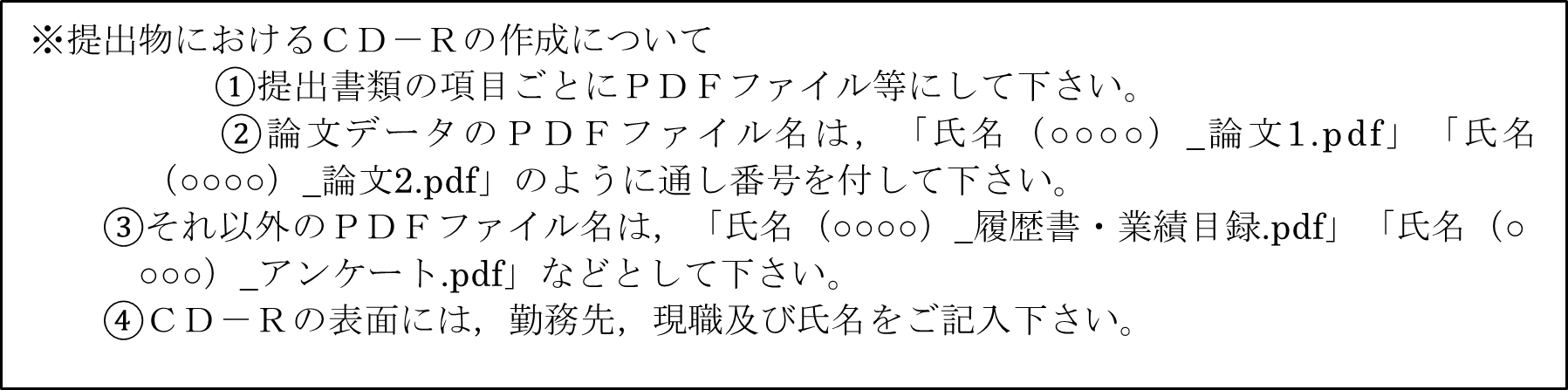 CD-Rの作成について