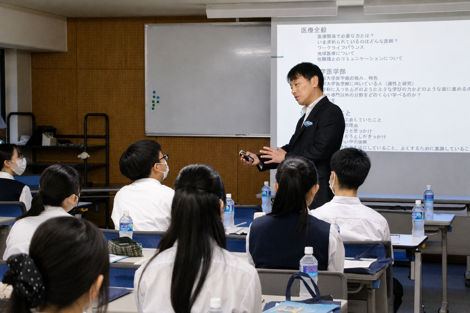 松江北高訪問
